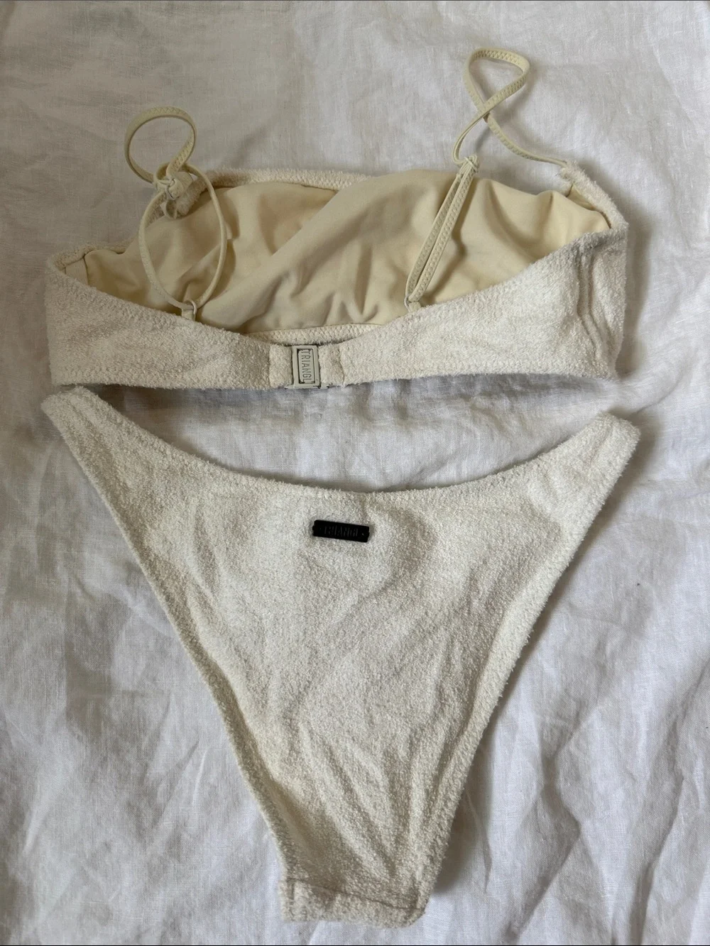 triangl swimwear Ivory Terry Bikini